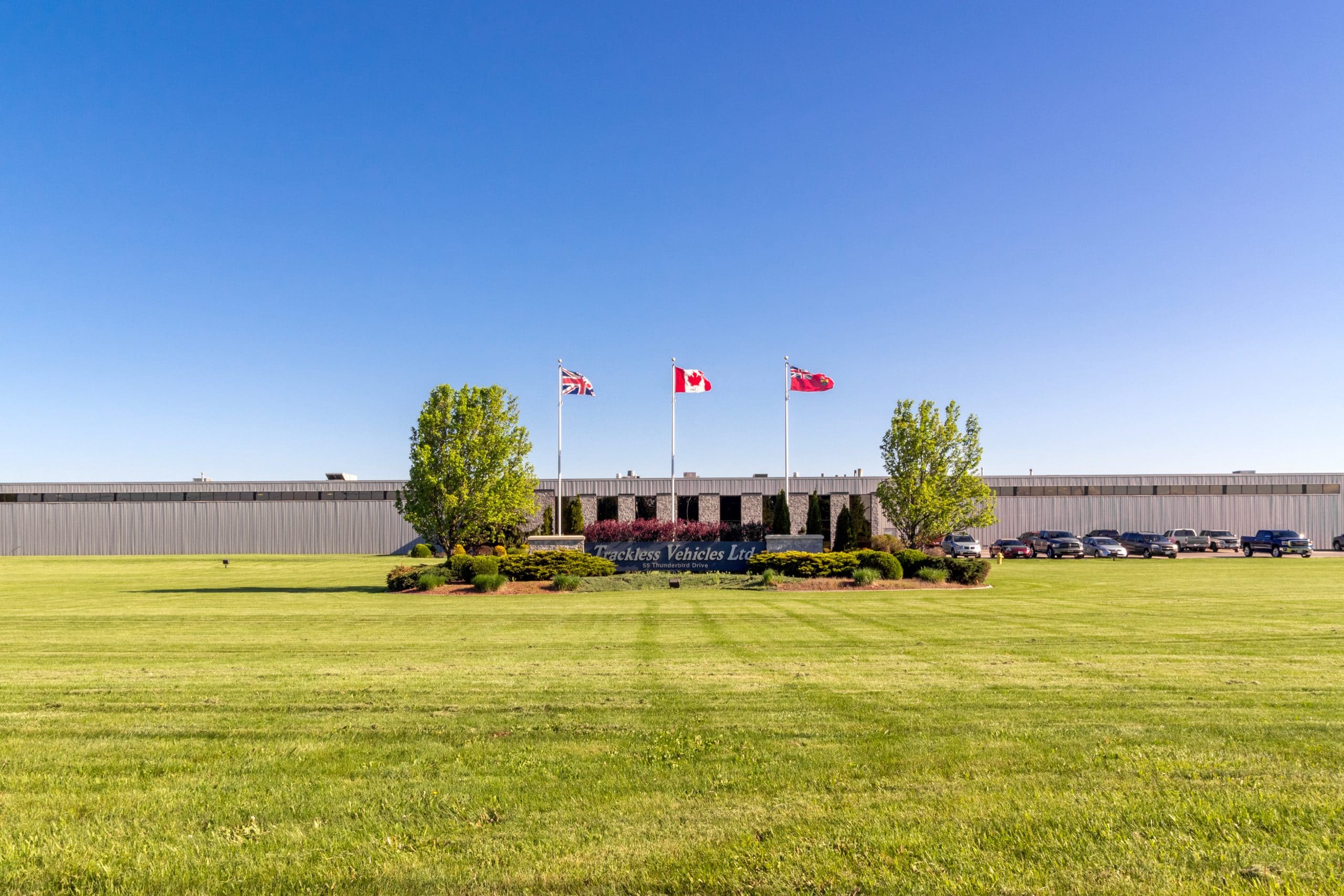 trackless vehicles factory plant exterior