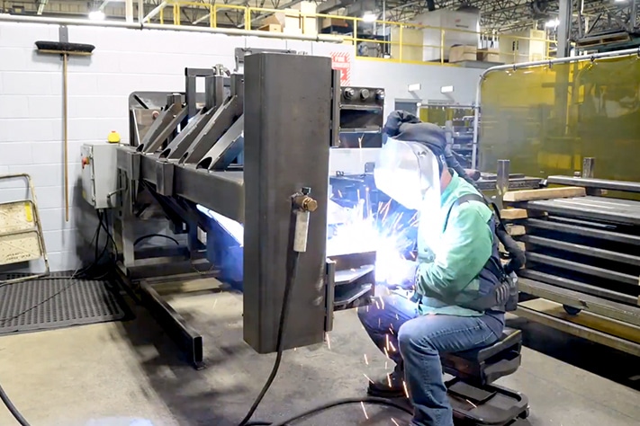 trackless vehicles time lapse tuesday video welding rear frame thumbnail